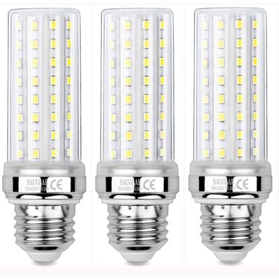 OEM Paquete De 3 Bombillas Led Tipo Maíz De 20 W, Equivalentes A Bombillas Incandescentes De 150 W, 2300 Lúmenes, Luz Blanca Neutra De 4000 K, Casquillo Edison E27 -crezuo OEM Paquete De 3 Bombillas Led Tipo Maíz De 20 W, Equivalentes A Bombillas Incandescentes De 150 W, 2300 Lúmenes, Luz Blanca Neutra De 4000 K, Casquillo Edison E27 -crezuo