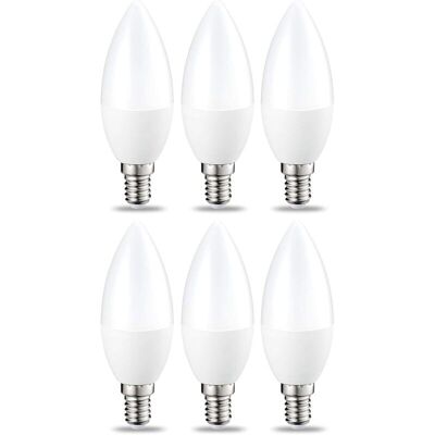 DPZO Bombillas Led Pequeñas Con Forma De Llama Amazon Basics, Paquete De 6, Base De Rosca Edison E14, 4,9 W (equivalente A 40 W), Luz Blanca Cálida, No Regulables. DPZO Bombillas Led Pequeñas Con Forma De Llama Amazon Basics, Paquete De 6, Base De Rosca Edison E14, 4,9 W (equivalente A 40 W), Luz Blanca Cálida, No Regulables.