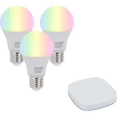 QAZQA - LUUMR 9W E27 - 806lm Zigbee - LED bombillas QAZQA - LUUMR 9W E27 - 806lm Zigbee - LED bombillas