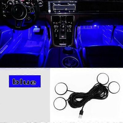OEM Luz Ambiental Led 4 En 1 Para Coche, Iluminación Interior Y De Suelo, Bombilla De Estrella Azul Hielo, Luz Nocturna Usb. OEM Luz Ambiental Led 4 En 1 Para Coche, Iluminación Interior Y De Suelo, Bombilla De Estrella Azul Hielo, Luz Nocturna Usb.