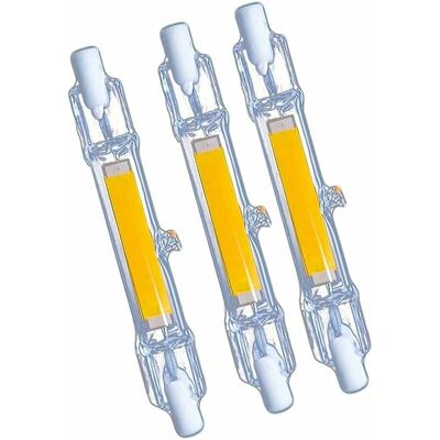ZVD Lote De 3 Bombillas Led R7s De 118 Mm, 15 W, 220 V, 3000 Lúmenes, Blanco Natural, 4000 K, No Regulables. ZVD Lote De 3 Bombillas Led R7s De 118 Mm, 15 W, 220 V, 3000 Lúmenes, Blanco Natural, 4000 K, No Regulables.