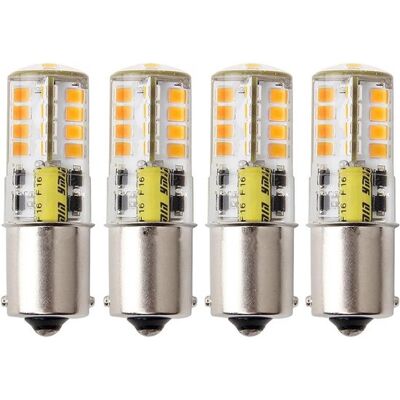 OEM Adecuado Para Bombillas Led Ba15s 1156 P21/5w De 12 V, 5 W, Luz Blanca Cálida 3000 K, 500 Lm, Luz De Marcha Atrás, Barco, Etc. (paquete De 4) OEM Adecuado Para Bombillas Led Ba15s 1156 P21/5w De 12 V, 5 W, Luz Blanca Cálida 3000 K, 500 Lm, Luz De Marcha Atrás, Barco, Etc. (paquete De 4)