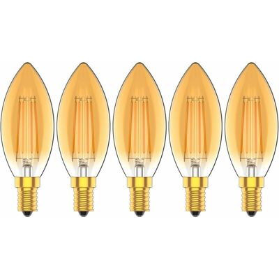 DPZO Bombillas Led Tipo Vela E14 De 4w, Equivalentes A Una Bombilla Incandescente De 30w, Luz Blanca Cálida De 2200k, 300lm, Cri 80+, Base De Rosca Pequeña, Bombillas Led Para Lámparas De Araña, Paquete De DPZO Bombillas Led Tipo Vela E14 De 4w, Equivalentes A Una Bombilla Incandescente De 30w, Luz Blanca Cálida De 2200k, 300lm, Cri 80+, Base De Rosca Pequeña, Bombillas Led Para Lámparas De Araña, Paquete De