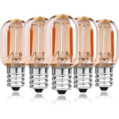 DPZO Bombillas Led De Filamento E14 De 1w, Equivalentes A 10w, Casquillo T22 Para Horno/refrigerador, Campana Extractora/lámpara De Araña/lámpara De Cristal, Lámpara De Sal, Luz Nocturna Infantil, Blanco C DPZO Bombillas Led De Filamento E14 De 1w, Equivalentes A 10w, Casquillo T22 Para Horno/refrigerador, Campana Extractora/lámpara De Araña/lámpara De Cristal, Lámpara De Sal, Luz Nocturna Infantil, Blanco C