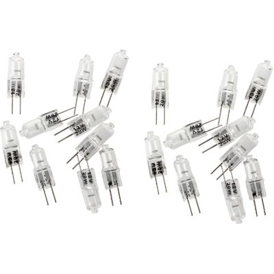OEM 20 Bombillas Halógenas G4 De Luz Blanca Cálida De Alto Flujo Luminoso, 20 W, 12 V, Cápsula Jc OEM 20 Bombillas Halógenas G4 De Luz Blanca Cálida De Alto Flujo Luminoso, 20 W, 12 V, Cápsula Jc