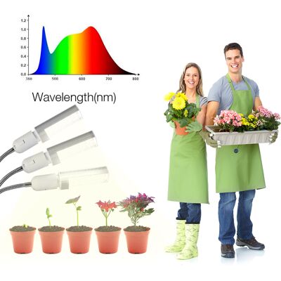 OEM Lámpara Led Para Plantas De 30 W Con 150 Led, 3 Brazos Flexibles, Temporizador Inteligente, Espectro Completo, Reemplaza Las Bombillas Incandescentes Para Plantas. OEM Lámpara Led Para Plantas De 30 W Con 150 Led, 3 Brazos Flexibles, Temporizador Inteligente, Espectro Completo, Reemplaza Las Bombillas Incandescentes Para Plantas.