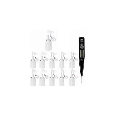 OEM Houhence – Paquete De 11 Portalámparas E27 Blancos – 250v 4a Con Cable – Plástico De Alta Calidad – Compatible Con Bombillas Led Y Halógenas – 11 Unidades – Crezuo OEM Houhence – Paquete De 11 Portalámparas E27 Blancos – 250v 4a Con Cable – Plástico De Alta Calidad – Compatible Con Bombillas Led Y Halógenas – 11 Unidades – Crezuo