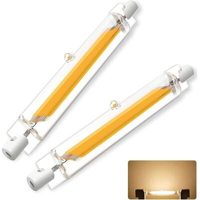 DPZO Bombilla Led R7s De 78 Mm, 10 W (equivalente A Bombilla Halógena R7s J78 De 100 W), Luz Blanca Cálida De 3000 K, Ángulo De Haz De 360°, Paquete De 2 DPZO Bombilla Led R7s De 78 Mm, 10 W (equivalente A Bombilla Halógena R7s J78 De 100 W), Luz Blanca Cálida De 3000 K, Ángulo De Haz De 360°, Paquete De 2