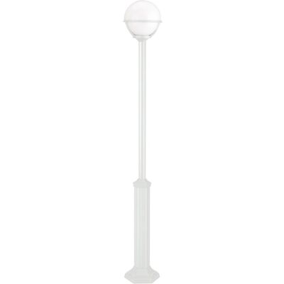 NOVOLUX Columna Clásica Clic-clac Globo With Base Ip44 E27 42w 1820mm Blanco NOVOLUX Columna Clásica Clic-clac Globo With Base Ip44 E27 42w 1820mm Blanco