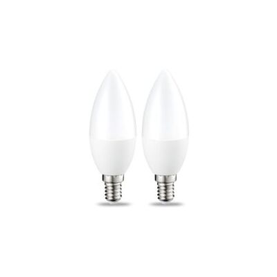 OEM Juego De 2 Bombillas Led Pequeñas Con Forma De Llama, Casquillo E14, 5 W (equivalente A 40 W), Luz Blanca Cálida, No Regulables. - Crezuo OEM Juego De 2 Bombillas Led Pequeñas Con Forma De Llama, Casquillo E14, 5 W (equivalente A 40 W), Luz Blanca Cálida, No Regulables. - Crezuo