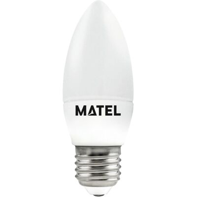 Alfa - Bombilla Led Vela E27 4w Cálida Matel Alfa - Bombilla Led Vela E27 4w Cálida Matel