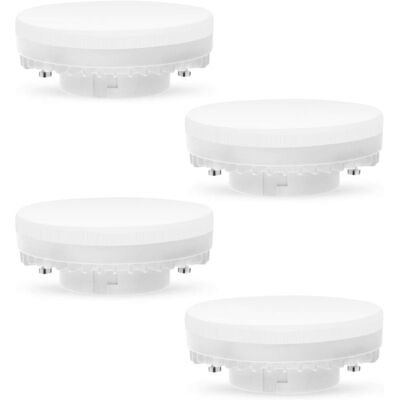 OEM Bombilla Led Gx53, 7 W, 3000 K, Blanco Cálido, No Regulable, Iluminación Gx53, Sin Parpadeo, Reemplaza Lámparas Halógenas Gx5.3 De 50 W O Bombillas Cfl De 9 W O 13 W, 560 Lúmenes, Ángulo De Haz De 120 OEM Bombilla Led Gx53, 7 W, 3000 K, Blanco Cálido, No Regulable, Iluminación Gx53, Sin Parpadeo, Reemplaza Lámparas Halógenas Gx5.3 De 50 W O Bombillas Cfl De 9 W O 13 W, 560 Lúmenes, Ángulo De Haz De 120