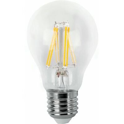 Alfa - Bombilla Led Filamento Estándar Clara E27 6w Fría Matel Alfa - Bombilla Led Filamento Estándar Clara E27 6w Fría Matel