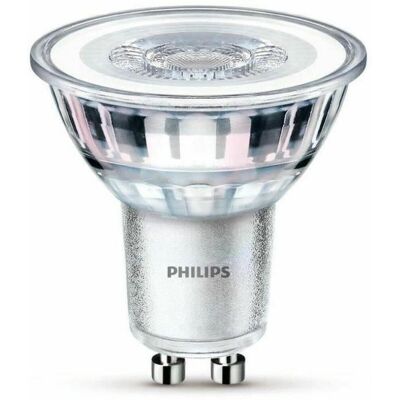 Philips - Ampolla Led Spot Gu10 50w Blanco Cálido - Compatible Con Regulador - Vidrio Philips - Ampolla Led Spot Gu10 50w Blanco Cálido - Compatible Con Regulador - Vidrio