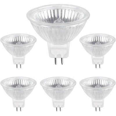 INEASICER Bombilla Halógena Gu5.3 De 50 W Y 220 V, 680 Lm, Luz Blanca Cálida, 2700 K, Regulable, Foco Halógeno Mr16, Paquete De 6 INEASICER Bombilla Halógena Gu5.3 De 50 W Y 220 V, 680 Lm, Luz Blanca Cálida, 2700 K, Regulable, Foco Halógeno Mr16, Paquete De 6