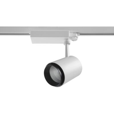 NOVOLUX Proyector Carril Tilt Lira Led Cob 26w 2400lm Cri80 4000k 25º Blanco NOVOLUX Proyector Carril Tilt Lira Led Cob 26w 2400lm Cri80 4000k 25º Blanco