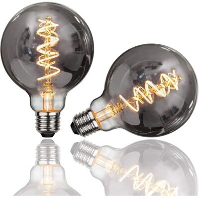OEM Edison-glühbirne, 2 Piezas E27 G95 4w Vintage Led-glühbirne Lámpara Decorativa Retro-glühbirne Antikweiß Cálido - Crezuo OEM Edison-glühbirne, 2 Piezas E27 G95 4w Vintage Led-glühbirne Lámpara Decorativa Retro-glühbirne Antikweiß Cálido - Crezuo