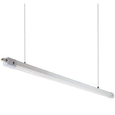GREENICE Regleta Led Enlazable 50w 6000lm 1500cm Ip65 Cct 3000-6500k (tonalidad Luz Regulable) 75º Superficie/ Suspendida GREENICE Regleta Led Enlazable 50w 6000lm 1500cm Ip65 Cct 3000-6500k (tonalidad Luz Regulable) 75º Superficie/ Suspendida