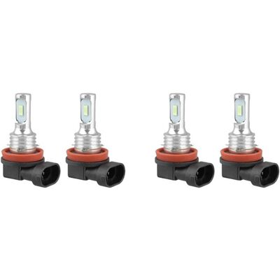 OEM Adecuado Para 4 Juegos De Bombillas Led Ultrabrillantes Para Faros Delanteros H8, H9 Y H11, Luz De Cruce Y Carretera Integrada, 8000 Lúmenes, Azul Hielo 8000k, 80 Vatios. OEM Adecuado Para 4 Juegos De Bombillas Led Ultrabrillantes Para Faros Delanteros H8, H9 Y H11, Luz De Cruce Y Carretera Integrada, 8000 Lúmenes, Azul Hielo 8000k, 80 Vatios.