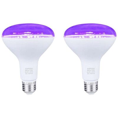 OEM 2 Bombillas Uv Ultravioleta E26 De 15 W, Color Negro, Con Sensor De Movimiento, 220 V/110 V, Ideales Para Decoración De Fiestas Y Dj En Casa. OEM 2 Bombillas Uv Ultravioleta E26 De 15 W, Color Negro, Con Sensor De Movimiento, 220 V/110 V, Ideales Para Decoración De Fiestas Y Dj En Casa.
