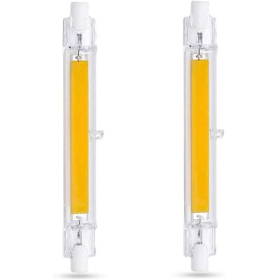 LLING Pack De 2 Bombillas Led R7s 118 Mm 13 W, Blanco Frío 6000 K, 1000 Lm, Equivalente A R7s J118 80 W Halógena De 100 W, No Regulable LLING Pack De 2 Bombillas Led R7s 118 Mm 13 W, Blanco Frío 6000 K, 1000 Lm, Equivalente A R7s J118 80 W Halógena De 100 W, No Regulable