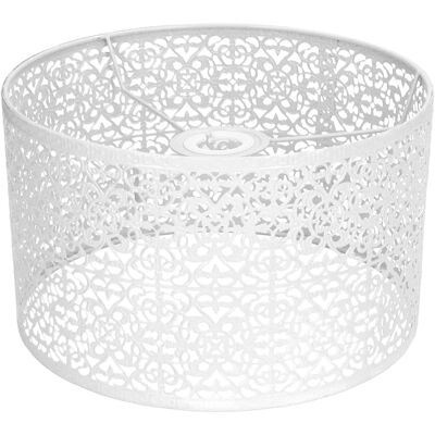 OEM Pantalla De Lámpara Metálica Calada, Base E27/e14, Uso Universal, Buena Disipación Del Calor, Acabado Elegante, Color Blanco. OEM Pantalla De Lámpara Metálica Calada, Base E27/e14, Uso Universal, Buena Disipación Del Calor, Acabado Elegante, Color Blanco.
