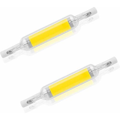 LLING Paquete De 2 Bombillas Led R7s 10w 78mm Regulables, Blanco Frío 6000-6500k, 100w, Halógenas J78, Tubo De Base R7s De Doble Extremo, Ángulo De Haz De 360 grados, Ahorro De Energía. LLING Paquete De 2 Bombillas Led R7s 10w 78mm Regulables, Blanco Frío 6000-6500k, 100w, Halógenas J78, Tubo De Base R7s De Doble Extremo, Ángulo De Haz De 360 grados, Ahorro De Energía.