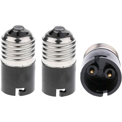 DPZO Adaptador/convertidor De Bombillas Fineled E27 A B22, Convertidor De Base De Bombilla Edison E27 A B22 (paquete De 3) DPZO Adaptador/convertidor De Bombillas Fineled E27 A B22, Convertidor De Base De Bombilla Edison E27 A B22 (paquete De 3)