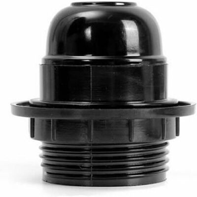 DPZO Juego De 4 Portalámparas - Para Bombillas E27 - Casquillo Práctico - Adaptador De Plástico Para Pantallas De Lámparas (negro) DPZO Juego De 4 Portalámparas - Para Bombillas E27 - Casquillo Práctico - Adaptador De Plástico Para Pantallas De Lámparas (negro)