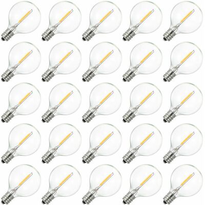 Bombilla Led Globo Ulisem G40 Ac230v, Base E12, Resistente Al Agua Ip44, Blanco Cálido, Ideal Para Decoración Del Hogar, Fiestas, Bodas. Bombilla Led Globo Ulisem G40 Ac230v, Base E12, Resistente Al Agua Ip44, Blanco Cálido, Ideal Para Decoración Del Hogar, Fiestas, Bodas.