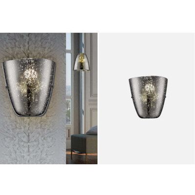 GREENICE Aplique De Pared De Estilo Moderno Quasar 1xe27 Con Bombilla Blanco Cálido [sch-436631 GREENICE Aplique De Pared De Estilo Moderno Quasar 1xe27 Con Bombilla Blanco Cálido [sch-436631