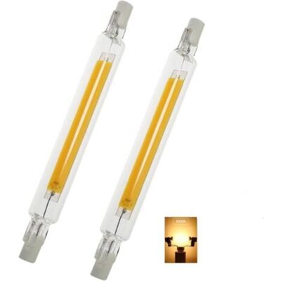 DPZO Bombilla Led R7s, 118 Mm, 10 W, Regulable, Bombilla Led Cob R7s, Led R7s, 118 Mm, Alto Brillo, Reemplaza Bombilla Halógena De 100 W, Blanco Cálido (3000 K), 220–240 V Ca, Paquete De 2 DPZO Bombilla Led R7s, 118 Mm, 10 W, Regulable, Bombilla Led Cob R7s, Led R7s, 118 Mm, Alto Brillo, Reemplaza Bombilla Halógena De 100 W, Blanco Cálido (3000 K), 220–240 V Ca, Paquete De 2