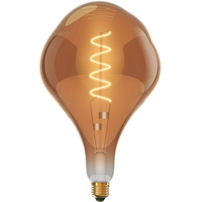 FABRILAMP Bombilla E27 (grueso) Classic Decoled Regulable D200 4w 1800k 300lm Ambar-a+ FABRILAMP Bombilla E27 (grueso) Classic Decoled Regulable D200 4w 1800k 300lm Ambar-a+