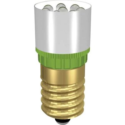 Signal Construct MCRE148378 Bombilla LED Verde - E14 - 230VAC Signal Construct MCRE148378 Bombilla LED Verde - E14 - 230VAC