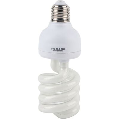 YMYNY Bombilla Para Terrario De Reptiles Del Desierto E27 26w, Lámpara Ultravioleta Uvb De Calcio 220-250v 10.0 YMYNY Bombilla Para Terrario De Reptiles Del Desierto E27 26w, Lámpara Ultravioleta Uvb De Calcio 220-250v 10.0