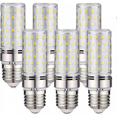 OEM Lote De 6 Bombillas Led E27 -16 W Blanco Frío 6000 K 1600 Lm (equivalente A Una Bombilla Halógena De 150 W) Ac 200-240 V, No Regulable, Casquillo Grande De Rosca E27 Led, Ángulo De Haz 360° OEM Lote De 6 Bombillas Led E27 -16 W Blanco Frío 6000 K 1600 Lm (equivalente A Una Bombilla Halógena De 150 W) Ac 200-240 V, No Regulable, Casquillo Grande De Rosca E27 Led, Ángulo De Haz 360°