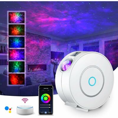 Tigrezy - Proyector Led De Cielo Estrellado Con Wifi, Luz Nocturna Inteligente Con Efecto Galaxia, Atenuación, Control Por Voz, Wifi Y Temporizador, Ideal Para Decorar Dormitorios, Regalo, Navidad Y C Tigrezy - Proyector Led De Cielo Estrellado Con Wifi, Luz Nocturna Inteligente Con Efecto Galaxia, Atenuación, Control Por Voz, Wifi Y Temporizador, Ideal Para Decorar Dormitorios, Regalo, Navidad Y C