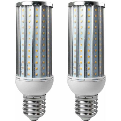 JUSCH 2 Bombillas Led E40 De 50 W, Aleación De Aluminio, Blanco Frío, 192 X 2835 Smd, Ca 110/220 V JUSCH 2 Bombillas Led E40 De 50 W, Aleación De Aluminio, Blanco Frío, 192 X 2835 Smd, Ca 110/220 V