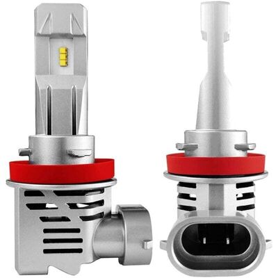 OEM Bombillas Led Para Faros Delanteros H11, H8, H9 Y H16, 12000 Lm, 6500 K, Blanco Frío, Paquete De 2 -crezuo OEM Bombillas Led Para Faros Delanteros H11, H8, H9 Y H16, 12000 Lm, 6500 K, Blanco Frío, Paquete De 2 -crezuo