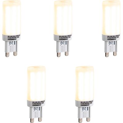 LUEDD - G9 LED 5-pack - 3-dim - 2700K LUEDD - G9 LED 5-pack - 3-dim - 2700K