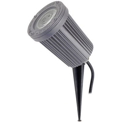 NOVOLUX Proyector Piqueta Tilt Tir Ip66 Gu10 Led Bulb 5w 345lm Cri80 3000k 36º Gris NOVOLUX Proyector Piqueta Tilt Tir Ip66 Gu10 Led Bulb 5w 345lm Cri80 3000k 36º Gris