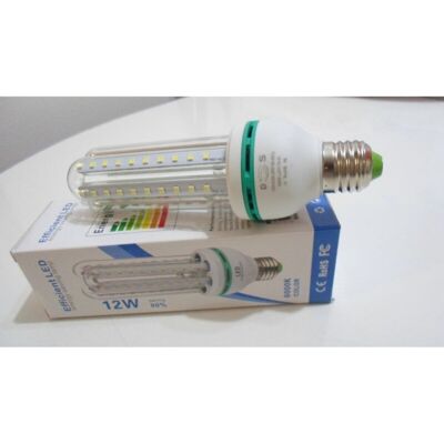 TRADE SHOP TRAESIO Trade Shop - Lampara Tubo Led Luz Blanca Fria Calida E27 Ahorro 3u 12w - TRADE SHOP TRAESIO Trade Shop - Lampara Tubo Led Luz Blanca Fria Calida E27 Ahorro 3u 12w -