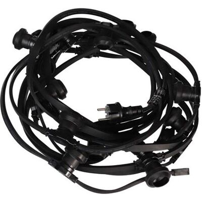 HQ POWER Guirnalda Para Bombillas Led - 50 X Casquillo E27 - Sin Bombillas - 25 M HQ POWER Guirnalda Para Bombillas Led - 50 X Casquillo E27 - Sin Bombillas - 25 M