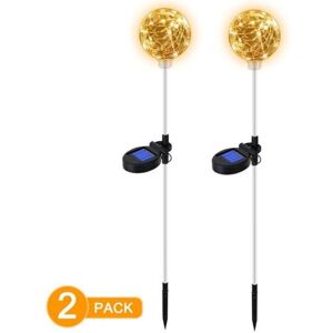 TUSERXLN Luces Solares Para Jardín - 2 Unidades - Impermeables Ip65 - Linternas De Jardín Para Exteriores, Ideales Para Caminos Y Césped TUSERXLN Luces Solares Para Jardín - 2 Unidades - Impermeables Ip65 - Linternas De Jardín Para Exteriores, Ideales Para Caminos Y Césped