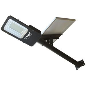 Farola Solar V-tac Serie Híbrida De 50 W, Color Negro, Blanco Frío, Ip65 Farola Solar V-tac Serie Híbrida De 50 W, Color Negro, Blanco Frío, Ip65