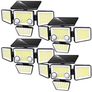 Lumisky - Juego de 4 focos solares fairview H15cm Lumisky - Juego de 4 focos solares fairview H15cm