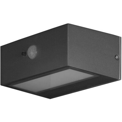 Top - Aplique Solar Exterior Led 3w. Aplique De Pared Con Placa Solar Para Jardín Y Terraza. Blanco Cálido 3000k. Color Gris Urbano - Forlight Top - Aplique Solar Exterior Led 3w. Aplique De Pared Con Placa Solar Para Jardín Y Terraza. Blanco Cálido 3000k. Color Gris Urbano - Forlight