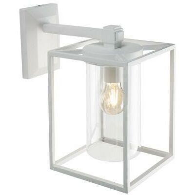 SOVIL Luz de Pared Exterior E27 - IP43 Diseño Vintage Blanco SOVIL Luz de Pared Exterior E27 - IP43 Diseño Vintage Blanco