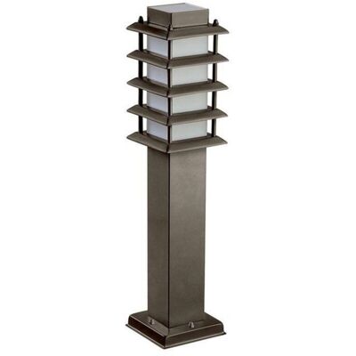 Forlight Siljan - Baliza De Jardín E27 De Estilo Rústico Para Terrazas Y Jardines. Poste De Jardín Para Bombilla E27. Color Marrón. Forlight Siljan - Baliza De Jardín E27 De Estilo Rústico Para Terrazas Y Jardines. Poste De Jardín Para Bombilla E27. Color Marrón.