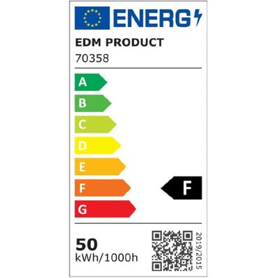 Edm - Foco Proyector Led 50w 4000lm 4000k Luz Dia Con Sensor De Presencia 23,8x4,5x19,2cm Edm - Foco Proyector Led 50w 4000lm 4000k Luz Dia Con Sensor De Presencia 23,8x4,5x19,2cm